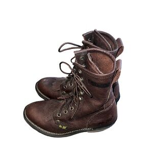 Adtech CHILDREN'S CHESTNUT PACKER - 4173 Genuine Leather Work Boot